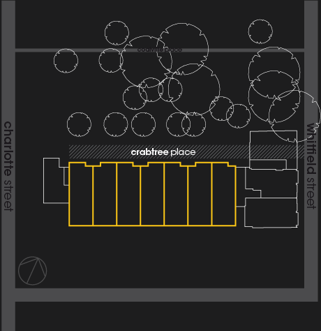 triplex homes siteplan